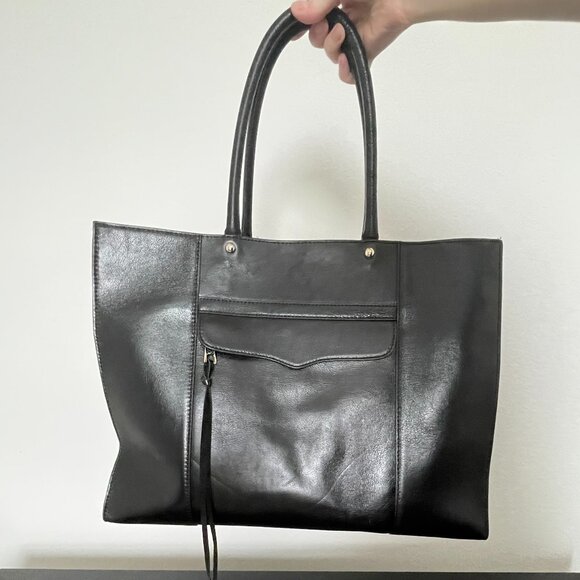 Rebecca Minkoff Large Black Mab Tote Bag - Picture 2 of 10